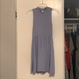 Periwinkle blue keyhole dress